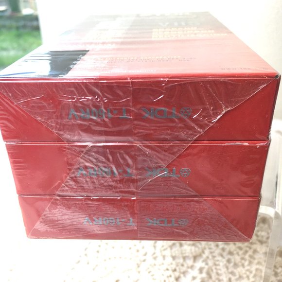 TDK 3 pack 8 Hour T-160 blank VHS NWT - Picture 6 of 8
